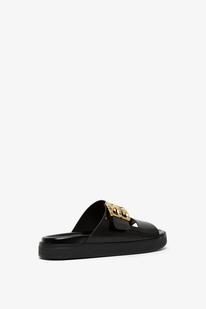 GIVENCHY ◆ 4G キャンバス フラット ミュール 4G flat mules in canvas in - beige/black | Givenchy US