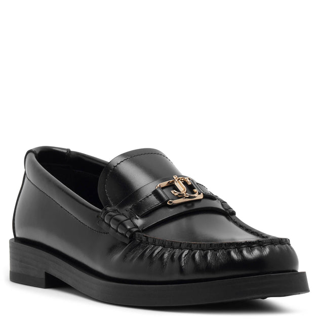 Jimmy Choo | Addie black leather loafer | Savannahs display picture 3