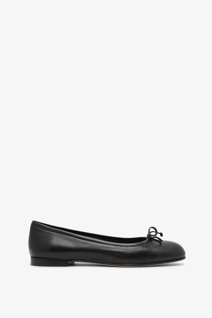 【MANOLO BLAHNIK】Ballerimu スエード フラットミュール Black BALLERIMU | Black Suede Flat Mules | Manolo Blahnik