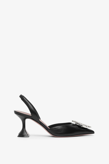 パンプス AMINA MUADDI BEGUMSLINGBACK PUMPS Amina Muaddi Begum 70mm Slingback Pumps | White | FARFETCH CA