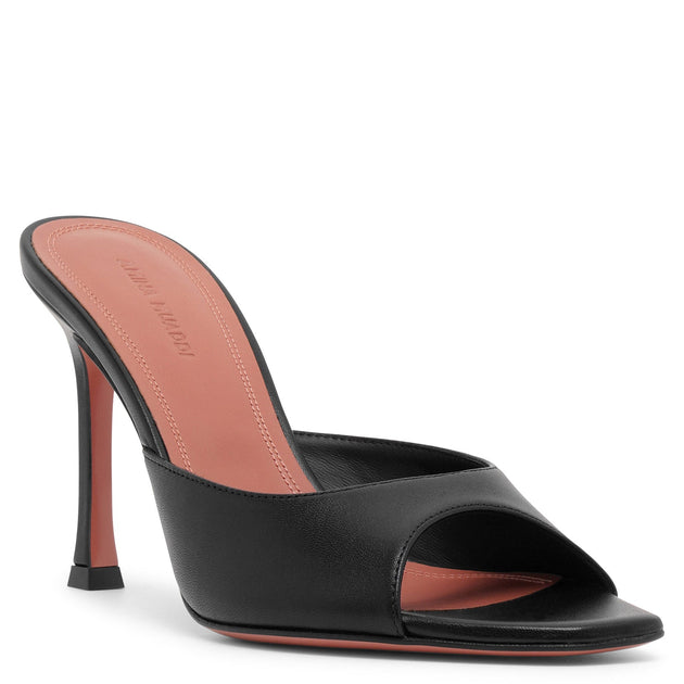 ☆sale☆アミナ・モアディ Alexa 90 ブラックレザーミュール Amina Muaddi | Alexa 90 black leather mules | Savannahs