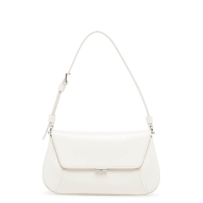 Ami mini white leather bag