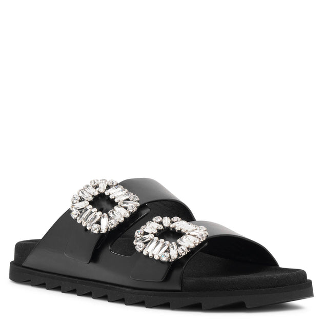 Roger Vivier | Slidy Viv black slides | Savannahs