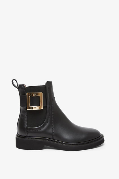 Roger Vivier Viv Rangers black boots Savannahs