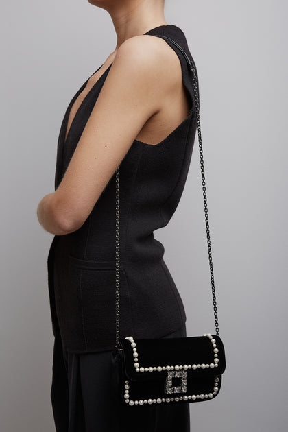 Roger Vivier | Viv' Jeu De Fille black bag | Savannahs