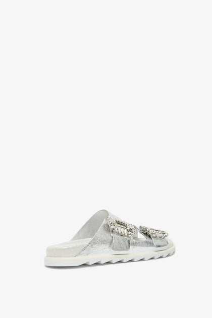 Roger Vivier | Slidy Viv silver slides | Savannahs Roger Vivier | Slidy Viv silver slides | Savannahs