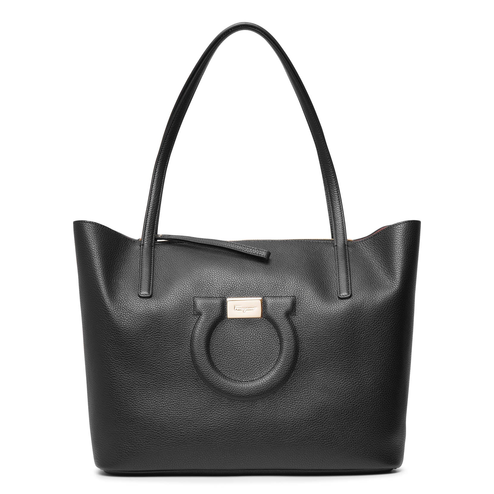 Ferragamo | City black leather tote bag | Savannahs