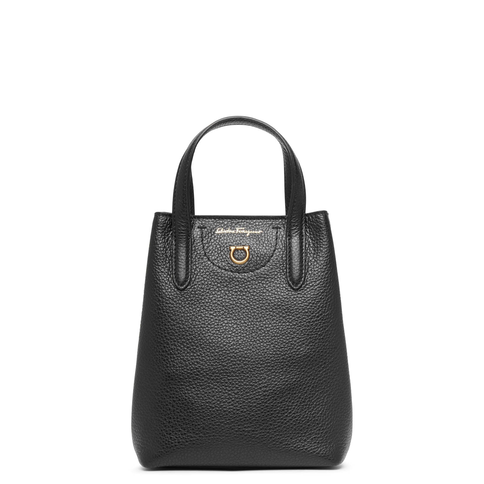 Ferragamo | Travel mini black tote bag