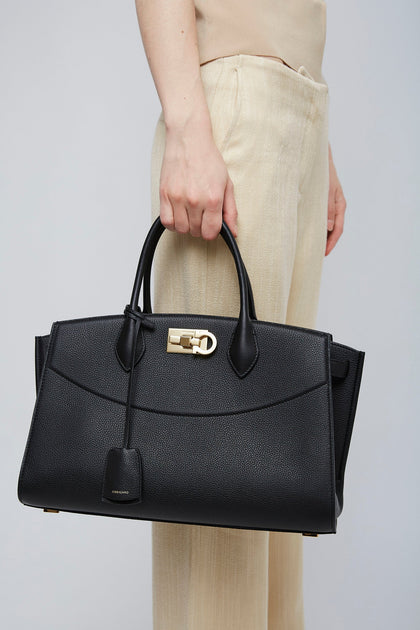 Ferragamo | The new studio black bag | Savannahs