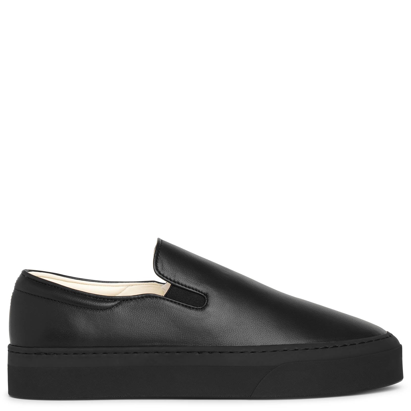 The Row | Marie H black nappa sneakers | Savannahs