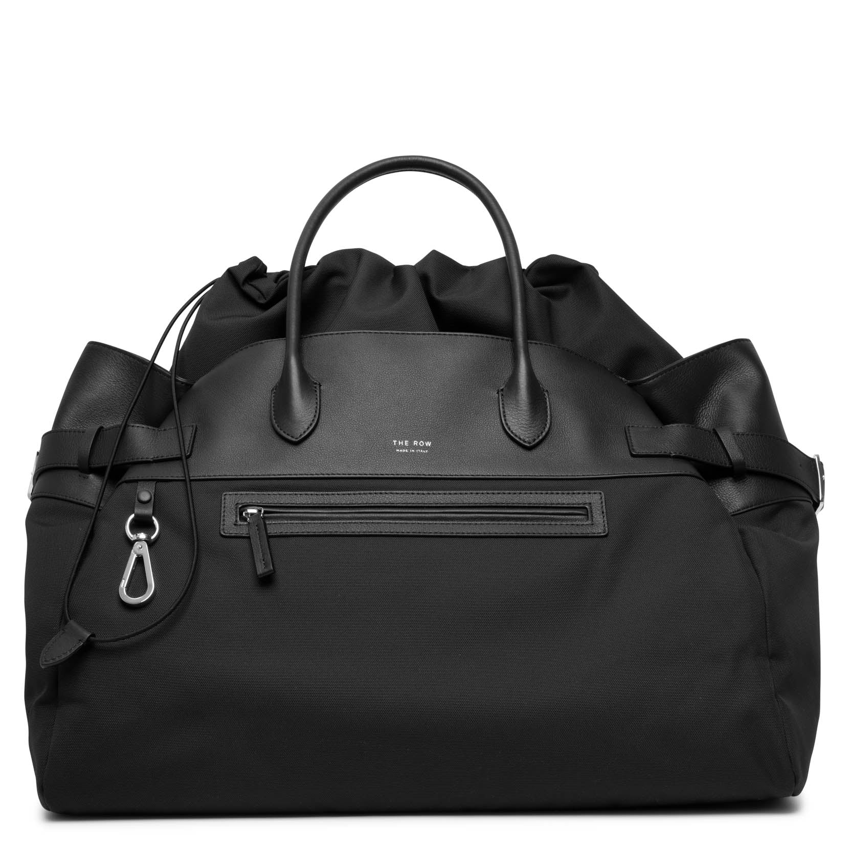 therow ザロウ　マルゴー　インサイドアウト　17 The Row | Margaux 17 inside out black nylon bag | Savannahs