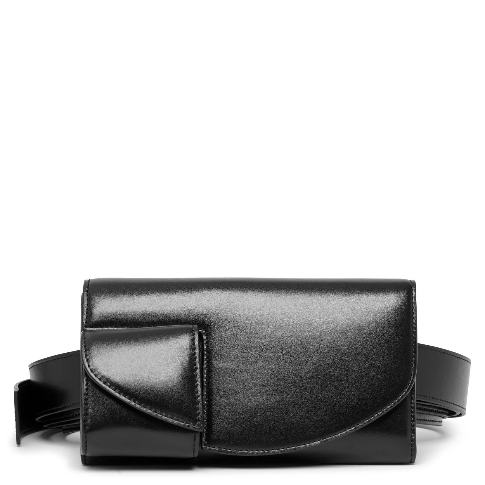 The Row | Horizontal black belt bag | Savannahs