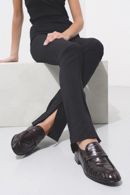 The Row | Soft brown eel loafers | Savannahs