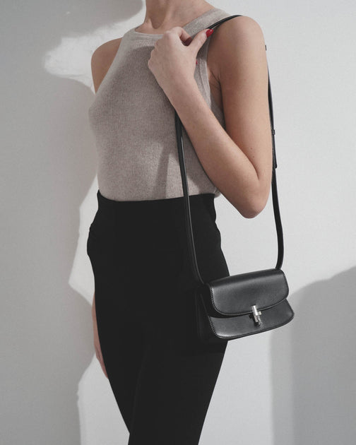 E/W Sofia black box calf bag