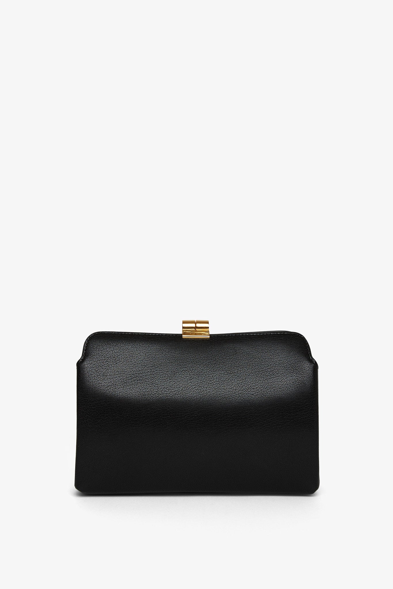The Row | Amazon black shiny leather clutch | Savannahs