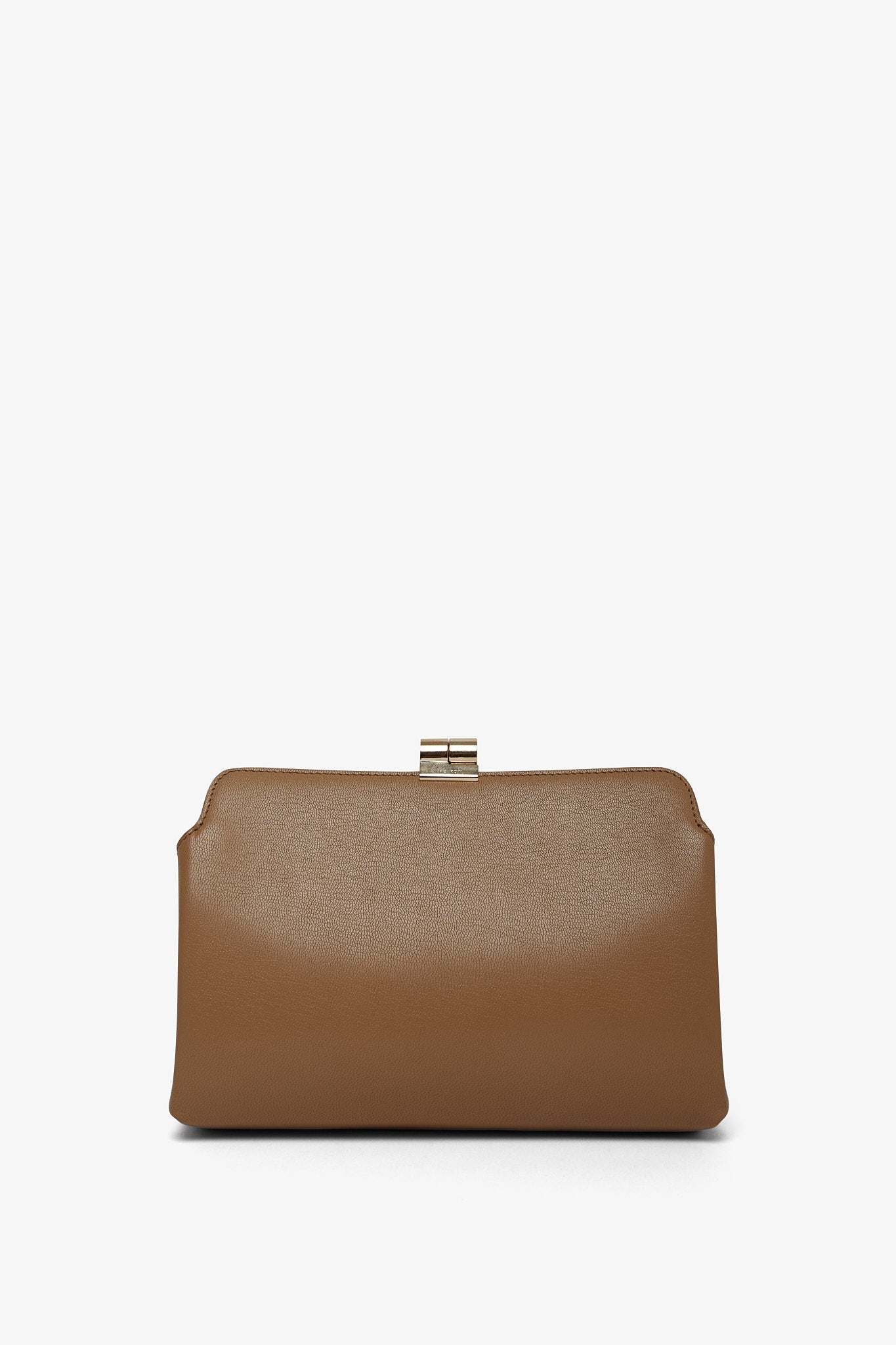 The Row | Amazon beige shiny leather clutch | Savannahs