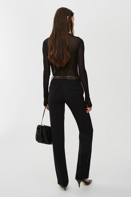 【関税込み】the row Selvie' pants TR26176R-The-Row-Selvie-black-