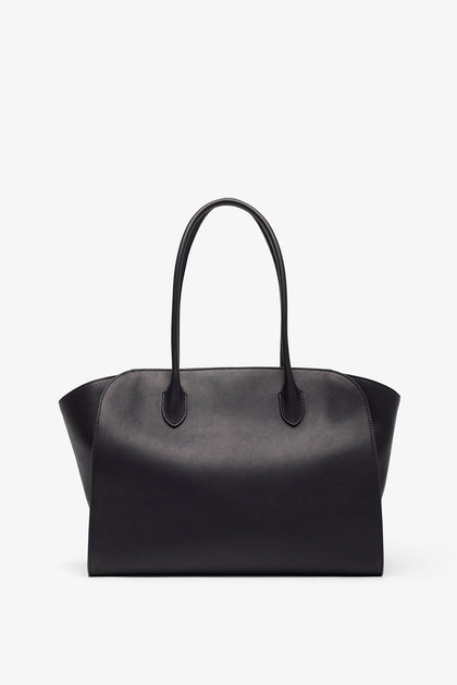 The Row | Marlo 14 black leather bag | Savannahs