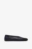 Stella black shearling flats