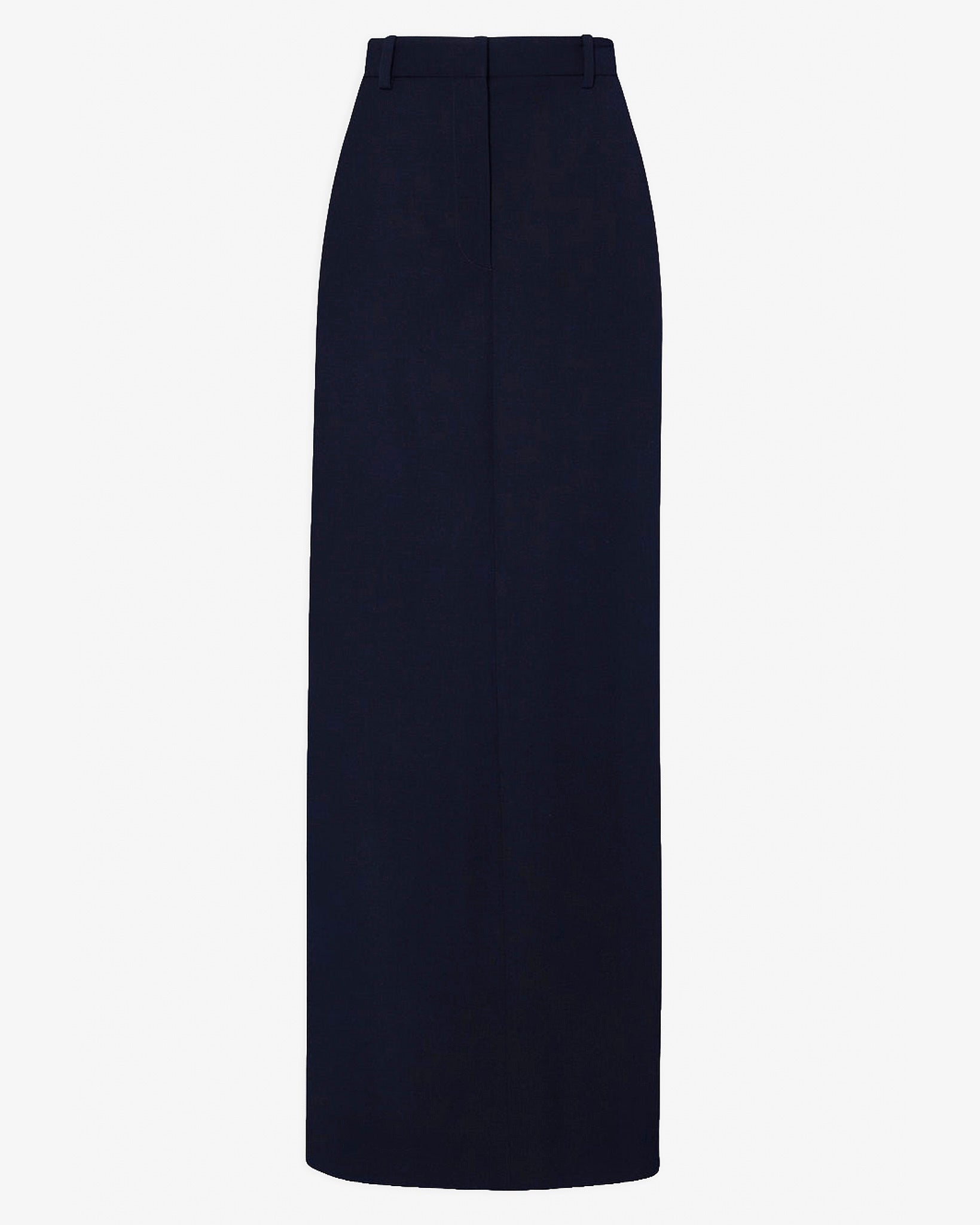 The Row | Roux dark navy wool maxi skirt | Savannahs