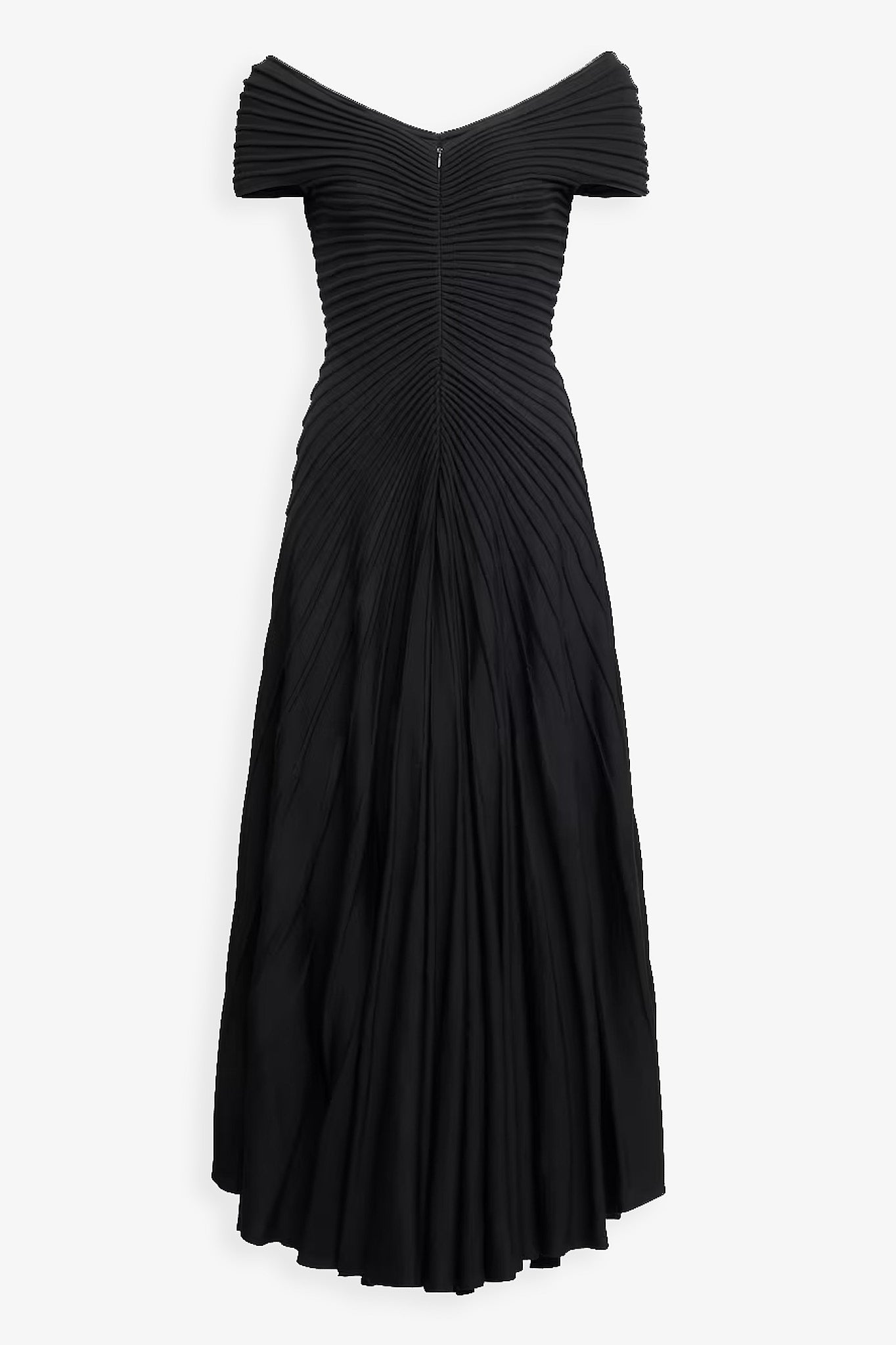 fitted lace wedding dress Black Maxi Dress With Slit