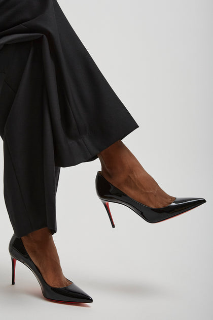 Christian Louboutin Kate 85 black patent pumps Savannahs