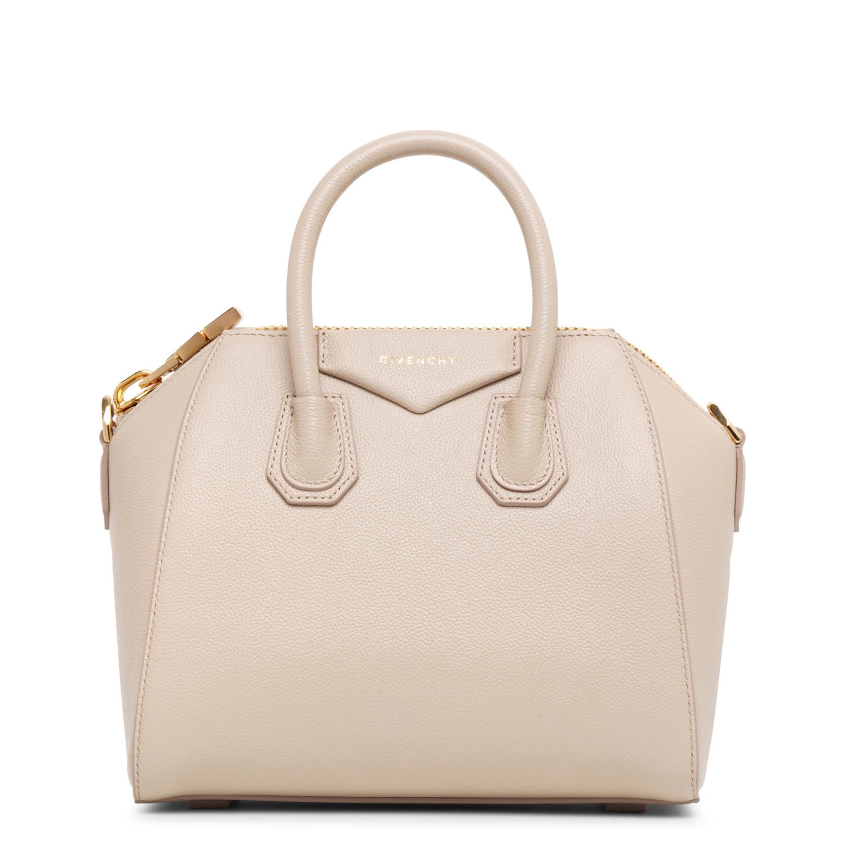 GIVENCHY(ジバンシー) ショルダーバッグ アンティゴナスモール ベージュ レザー GIVENCHY - ジバンシーGivenchyアンティゴナアンティゴナ ベージュ