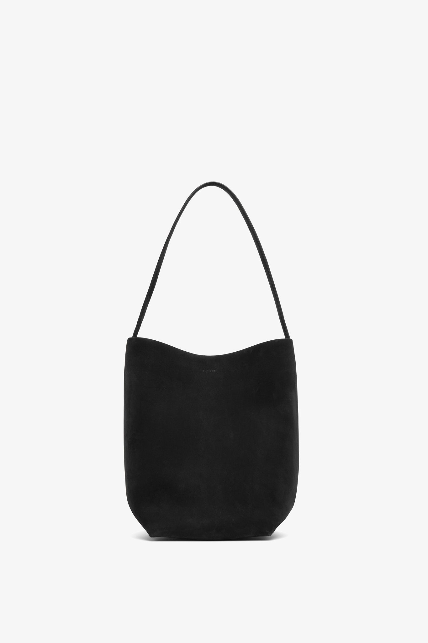 The Row | Medium N/S black nubuck tote bag | Savannahs
