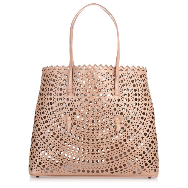 Alaïa | Dark beige leather cut-out bag | Savannahs