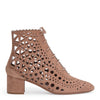 Beige 50 suede cut out boots