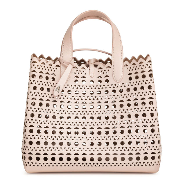 【ALAIA】White crystal-embellished laser-cut【新品同様】 ALAÏA Crystal-embellished leather ballet flats | NET-A-PORTER