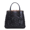 Mina 20 flower dark blue tote