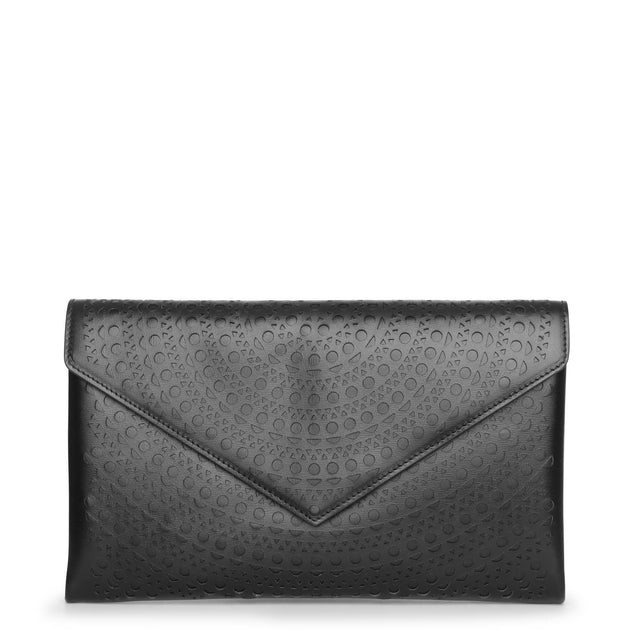 Alaïa, Oum nude leather envelope clutch