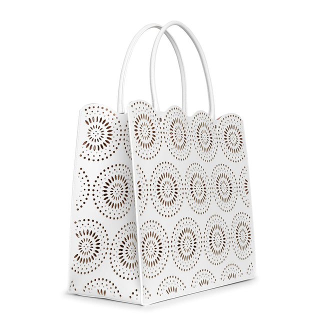 Alaïa | Garance 36 white tote bag | Savannahs