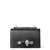 Mini Jewelled black and silver satchel