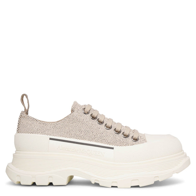 スニーカー ALEXANDER MCQUEEN TWO-TONE CANVAS TREAD SLICK SNEAKERS Alexander McQueen Two-tone Canvas Tread Slick Sneakers