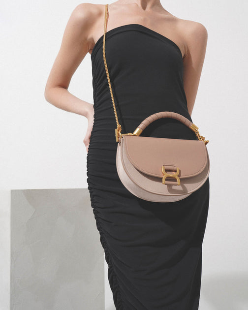 Marcie Pochette Leather Crossbody Bag