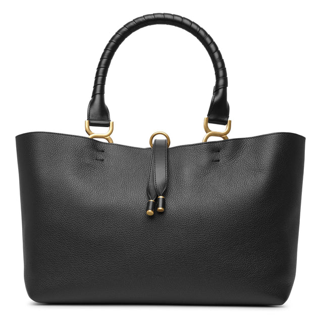 Chloé Women's Marcie Large Leather Tote Bag - Black - Totes