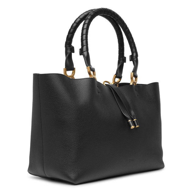 Marcie tote black leather tote bag