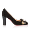 Oaxacana 85 black suede pump