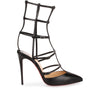 Kadreyana 100 black leather cage pump