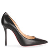 Decoltish 100 black nappa leather pump