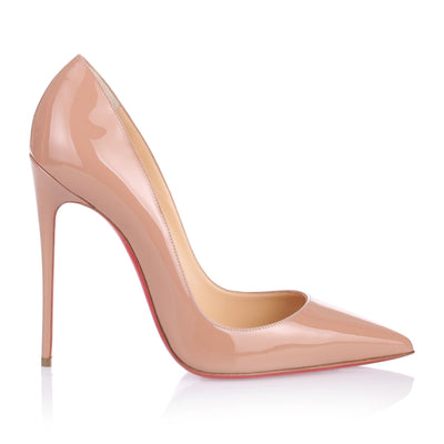 So Kate 120 nude patent pump