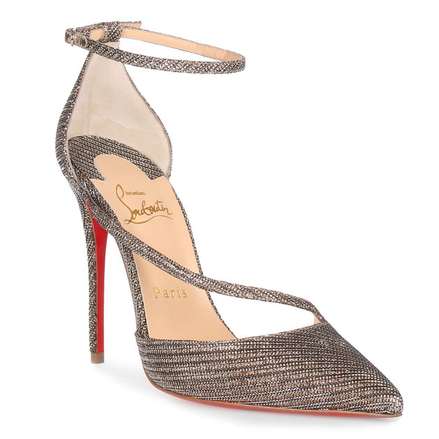クリスチャンルブタン シルバーハイヒール　FLIKETTA 100 Christian Louboutin | Fliketta 100 grey glitter pump | Savannahs