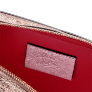 Rubylou mini rose gold leather bag
