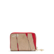 Panettone Beige Leather Coin Purse