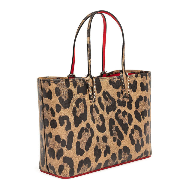 Christian louboutin cabata leopard tote sale