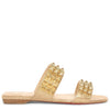 Myradiam flat liege pepite gold flat sandals