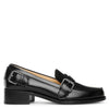 Monmoc Donna flat black loafer