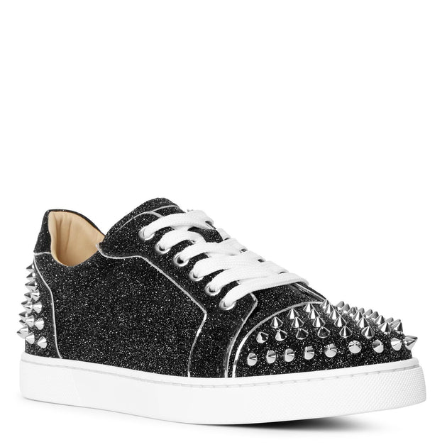 Vieira 2 black glitter leather sneakers